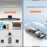 WIWU Crystal Transparent Wireless Mouse 2.4G - Image 6