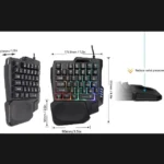 5 in 1 Gaming Keyboard and Mouse Combo-MK500 - Image 2