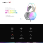 HAVIT H2037D GAMENOTE Gaming Headset With Mic - Image 7