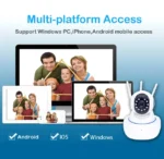 3 Antenna V380 2MP Full HD WIFT IP Camera - Q5Y 360 Degree Two-way Voice Camera - Image 3