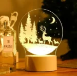 3D deer lamp