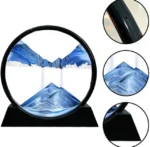 Creative 3D Moving Sand Art Hourglass Flowing Quicksand, Deep Sea, Sandscape Mountain Painting Office Home Decor Gift - Image 3