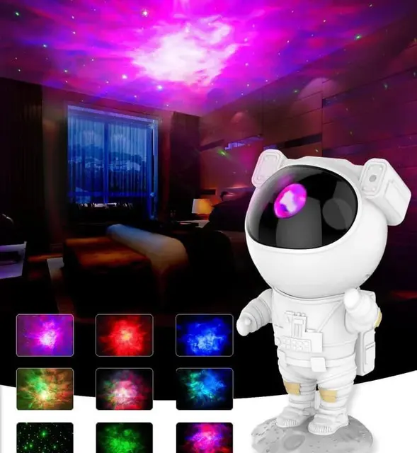 IMG-7366 Astronaut Projector Robot Night Light - Image 1