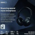 REMAX RB-660HB Stereo Wireless Bluetooth Headset - Image 5