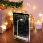Christmas Gift Handmade DIY Snow Scenery Night Light Romantic Snowflake Lamp DIY Material Desktop Decor Snowy Night Street Lamp - Image 3