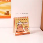 Cute Mini Cartoon Calender Student Decoration Coil Small Table Calendar - Image 4