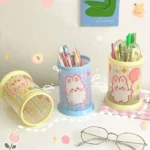 Cute Cartoon Pencil Holder Cute Pen Holder Stands Desk Organizer Accessories For Girls Gift - Image 3