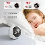 Cute Night Light Expression Multi Function LED Pixel Alarm Clock