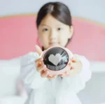 Cute Night Light Expression Multi Function LED Pixel Alarm Clock - Image 3