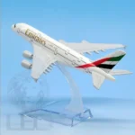 Model Aircraft Metal Replica Airplane Emirates A380 Aviation Plane for Gift Show piece (1:450)