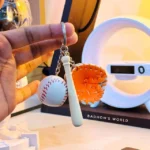 Base Ball Key Ring
