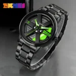 SKMEI 1787 Rotation Wheel Stainless Steel Watch for Men