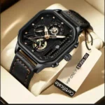 Trsoye 6604 Luminous Leather Men’s Watch - Image 3