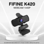 FIFINE K420 2K Computer Webcam Including Tripod Stand with for OBS Streaming, Zoom Meeting on PC/Laptop