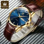 Olevs 6898 PU Leather Quality Business Watch