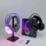PG580 BT Wireless RGB Light Gaming Luminous Headset Disco Pulse Blue tooth Headset with TF FM - Image 3