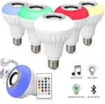 Smart Led Remote Control Bluetooth Speaker Music Bulb - Image 2