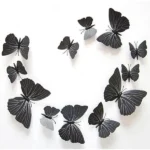 black butterfly wall sticker (242pic) - Image 4