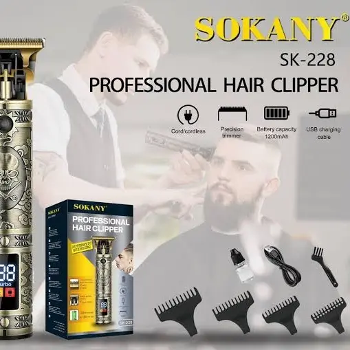 818202494012 Sokany SK-228 Hair Trimmer - Image 1