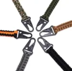 1 pcs Waist Hanging Rope Keychain Outdoor Emergency Survival Tools Buckle Hook Camping Tactical Paracord - Image 5