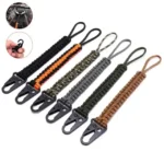 1 pcs Waist Hanging Rope Keychain Outdoor Emergency Survival Tools Buckle Hook Camping Tactical Paracord - Image 7