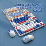 Micropack KM-269W Navy Wireless Keyboard & Mouse Combo - Image 3