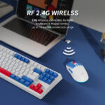 Micropack KM-269W Navy Wireless Keyboard & Mouse Combo - Image 2