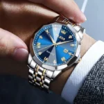 OLEVS Luxury Watch (Blue Dial) - Image 2