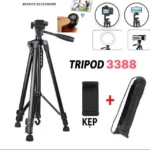 Yunteng 3388 Tripod DSLR Camera Mobile Professional tripod stand - Image 4