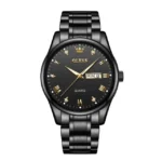 Olevs 5563 Stainless Steel Analog Wrist Watch For Men - Image 5
