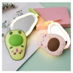 Portable Avocado Handheld Mini Air Cooler with Built-in Mirror and USB Charging - Image 3