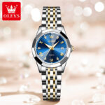 OLEVS Luxury Watch (Blue Dial) - Image 3