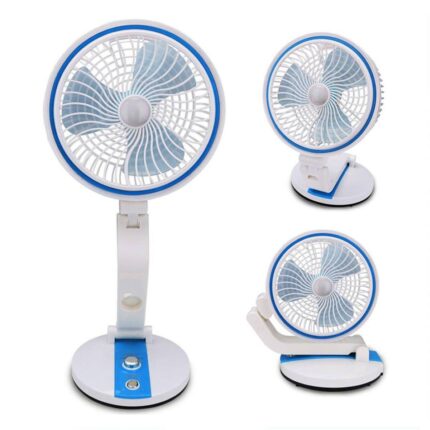 Rechargable LED Folding Fan C Grate
