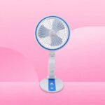 Rechargable LED Folding Fan C Grate - Image 2
