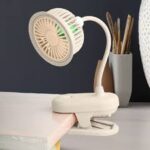 Mini Clip-On Fan Car Desktop Charging Fan Foldable S14-F1204 - Image 2