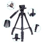 Yunteng 3388 Tripod DSLR Camera Mobile Professional tripod stand - Image 3
