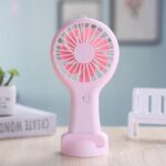 Mini Handy Fan Rechargeable With Stand S13-S1195 - Image 5