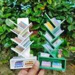 Modern Tree Shape Wooden Bookshelf for Desk & Home Decor - Image 2