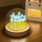 Tulip Night Light Simulation Flower Bedroom - Image 2