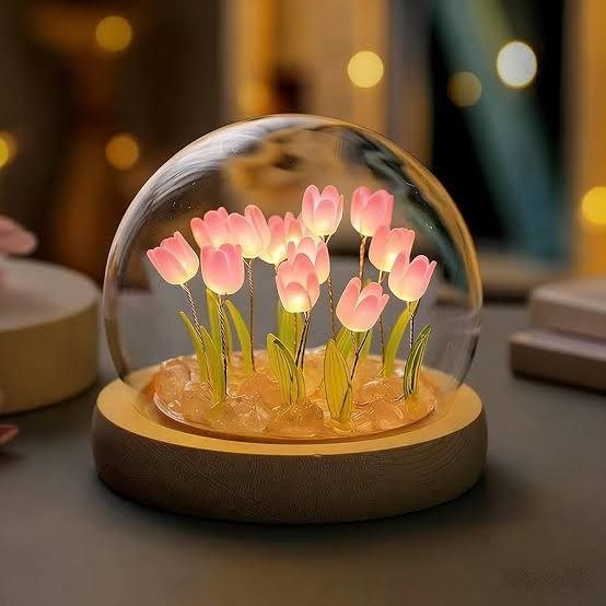 photo_2026-07-31_01-17-01 (2) Tulip Night Light Simulation Flower Bedroom - Image 1