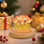 Tulip Night Light Simulation Flower Bedroom - Image 3