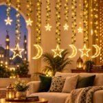 Artificial Ivy Vine with Moon & Star LED Lights - Image 3