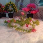 Artificial Flower Garland with LED Lights - Image 3